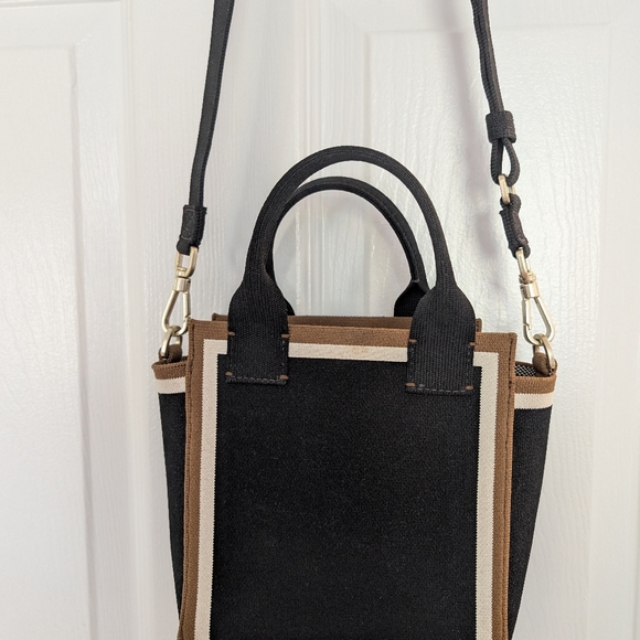 Rothy's The Mini Handbag Black Portobello - Picture 4 of 6